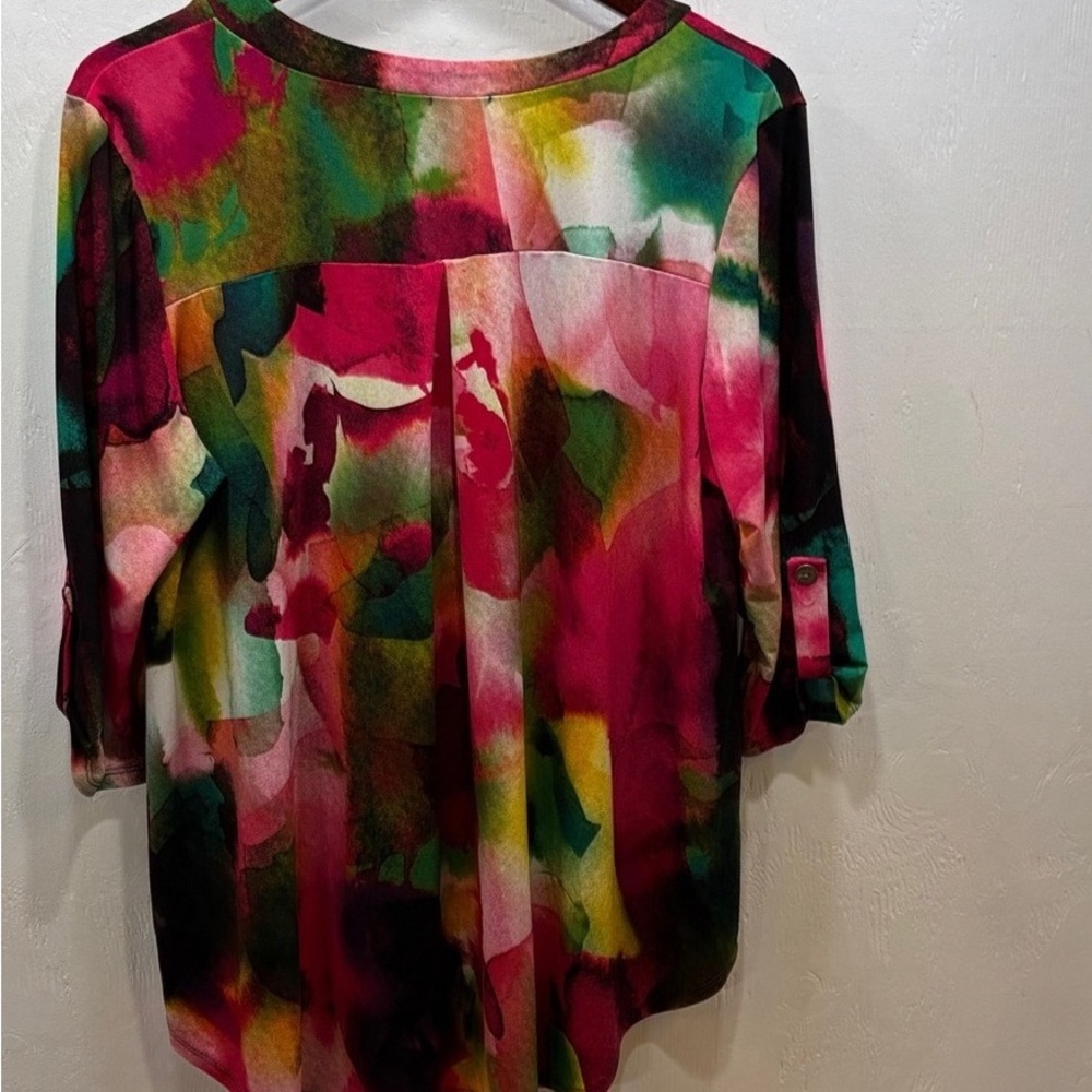 Colorful Abstract Women's Blouse